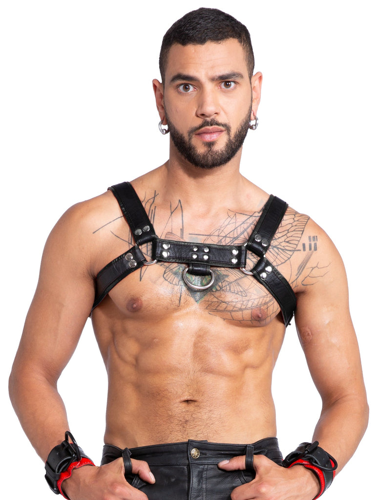 Skin Two UK Leather Chest Harness Black Harness