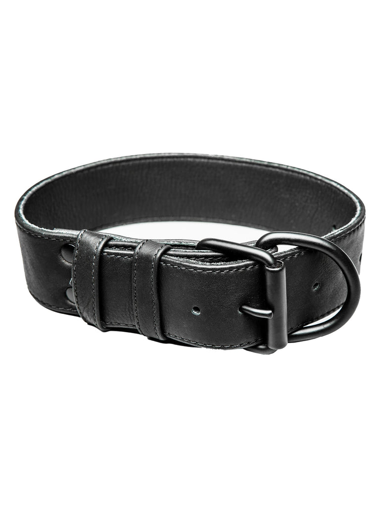 Skin Two UK Bulldog Bondage Collar Black/Grey - One Size Collar