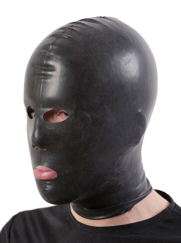 Skin Two UK Moulded Rubber Hood with Eyes, Nose & Mouth Holes Hood