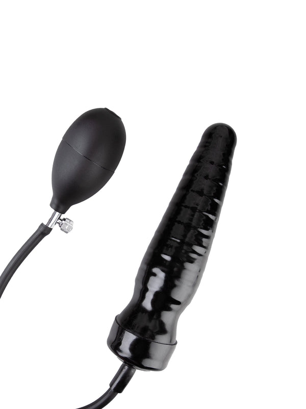 Skin Two UK Moulded Rubber Pump Up Cork Screw Dildo Dildo