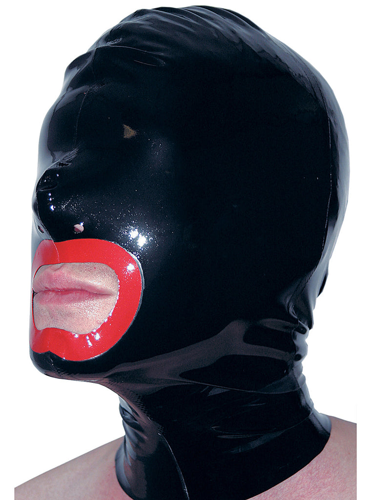 Skin Two UK Rubber Hood with Nose and Mouth Holes Hood