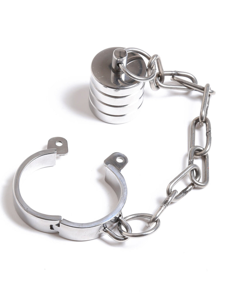 Skin Two UK Steel Ball Ring with 325g Weight Cock & Ball