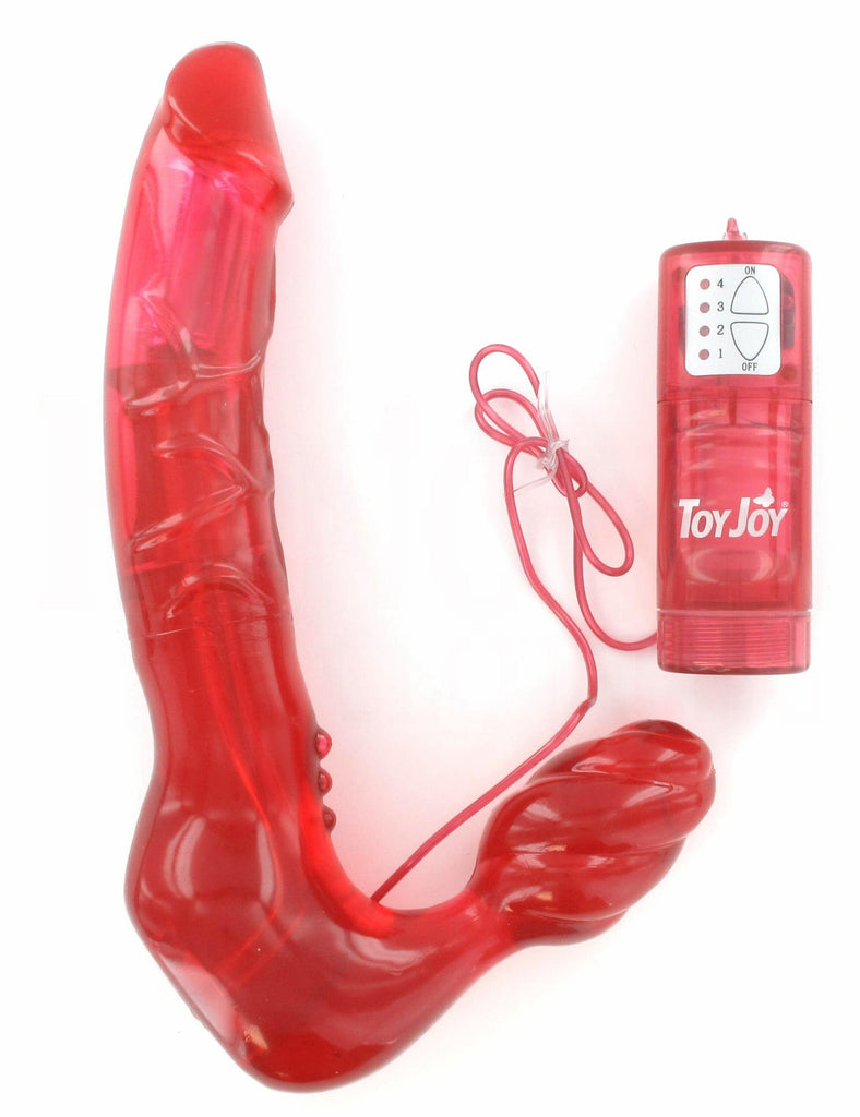 Skin Two UK Toy Joy Ride Me Red Realistic Vibrator Strap Ons