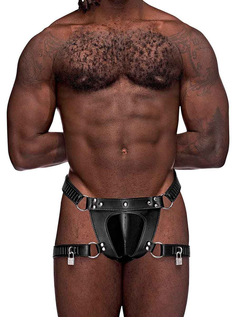 Skin Two UK Scorpio Leatherette Shorts One Size Chastity