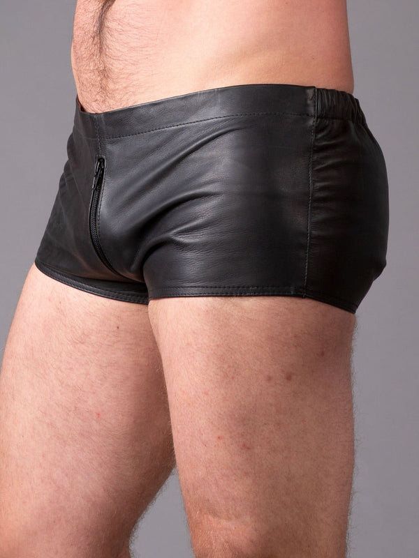 Skin Two UK Zip Leather Boxers Underwear