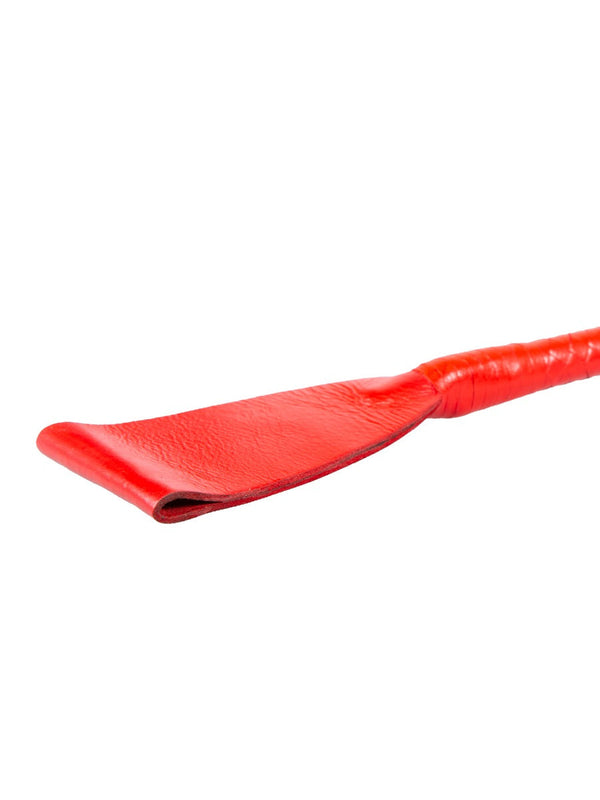 Skin Two UK Red Leather Spanker Crop