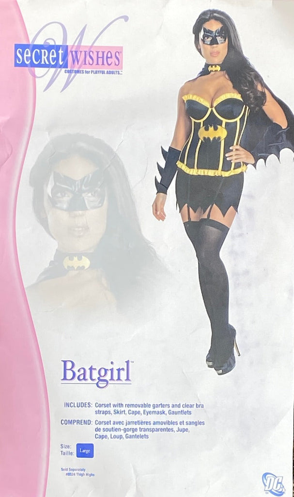 Skin Two UK Bat Girl Costume - Size Large Clearance