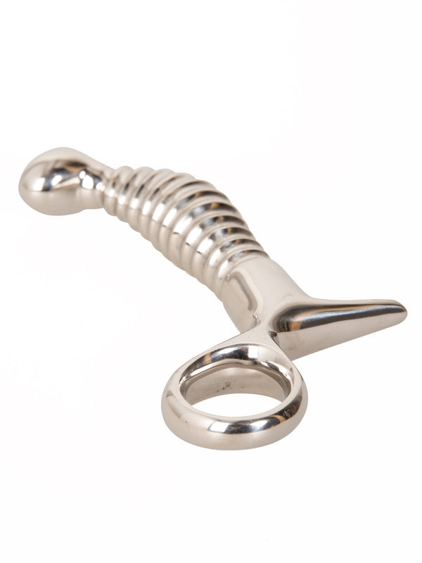 Skin Two UK Ribbed Stainless Steel Prostate Massager Anal Toy