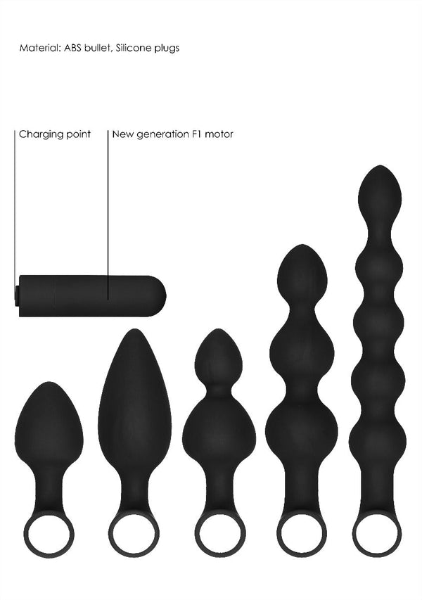 Skin Two UK Rechargeble Silicone Anal Set Anal Toy