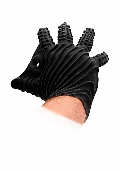 Skin Two UK Masturbation Glove - Black - One Size Gloves
