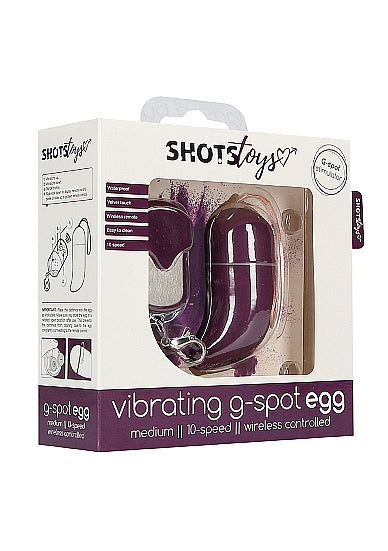 Skin Two UK Wireless Vibrating G-Spot Egg - Medium - Purple Eggs & Love Balls